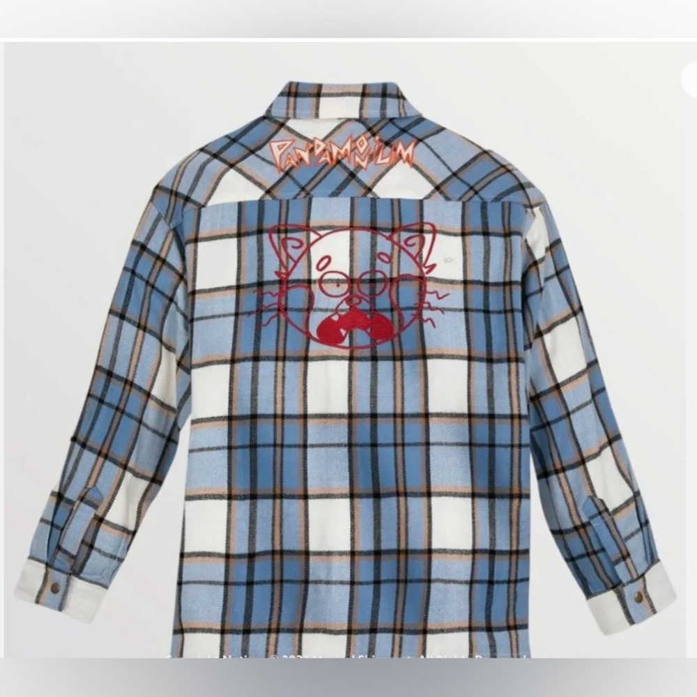 NWT! Disney Parks - Pixar - Turning Red - Plaid Flannel Shirt